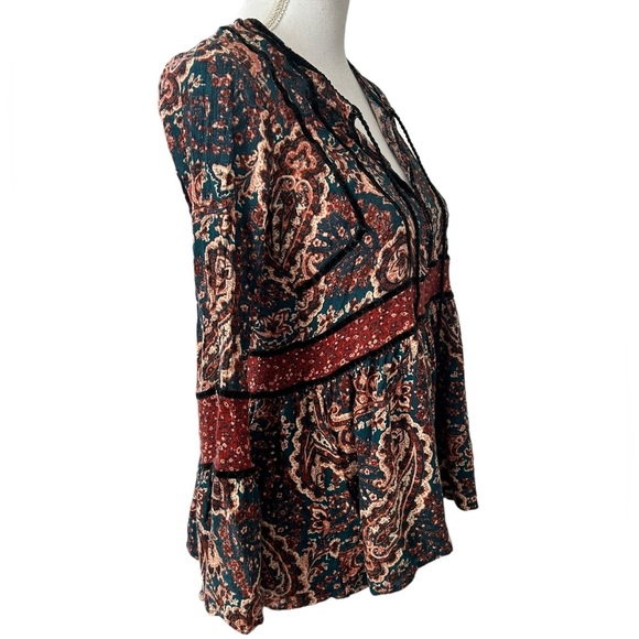 American Eagle Boho Tassel Shirt Size XS - Picture 9 of 11